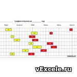 График отпусков на 2025 год с учетом праздников